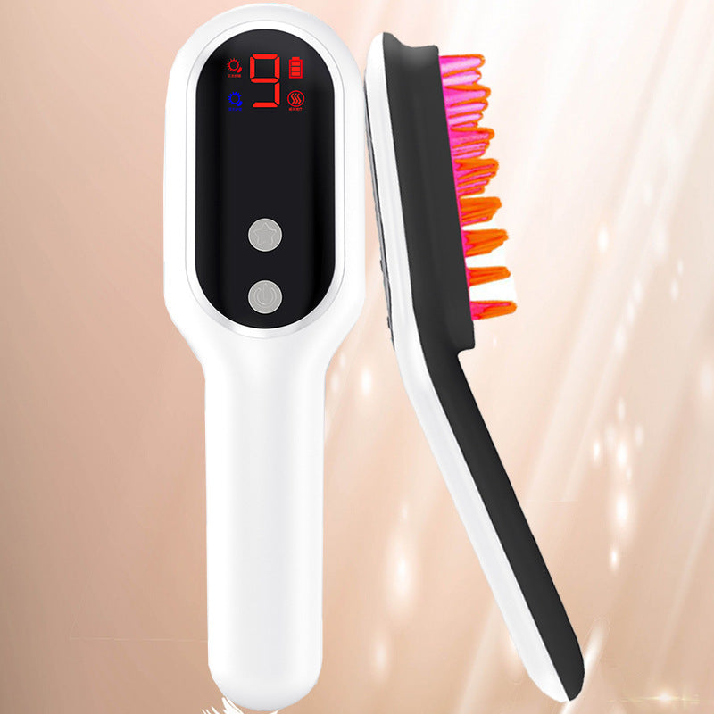Electric Head Massager Magnetic Therapy Hair Growth Comb Blue Red Light Scalp Massage Brush Relieve Fatigue Pressure LED Display Electric Head Massager Magnetic Therapy Hair Growth Comb Blue Red Light Scalp Massage Brush Relieve Fatigue Pressure LED Display